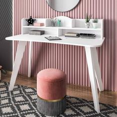 Imagem de Escrivaninha Com Nichos Artely Sofia Cor Branca