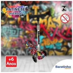 Imagem de Patinete Infantil Radical Divertido Dobrável Alumínio 40kg - Toy King,