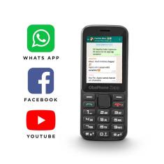 Imagem de Celular de barrinha ObaZapp ii 3G com WhatsApp 4GB 512MB ram Obabox - OB057