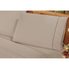 Imagem de Jogo de Cama Elegance Solteiro 3 Peças Cáqui