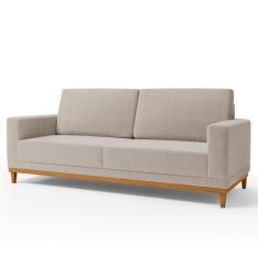 Imagem de Sofá Living 145cm 2 Lugares Kayrós D05 Bouclê Bege - Mpozenato