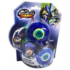 Imagem de Beyblade Infinity Nado Plastic Super Whisker Azul Candide