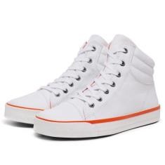 Imagem de Tênis Casual Cano Curto Amanda Block Com Cadarço E Sola Reta Emborrach