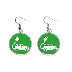 Imagem de Brinco feminino com pingente de prata para proteger o meio ambiente da Plug Energy