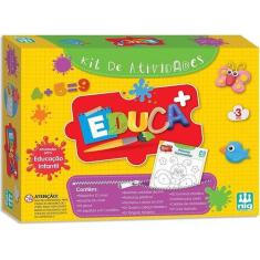 Imagem de Jogo Infantil Educativo Com Kit De Atividades Guache Nig Brinquedos