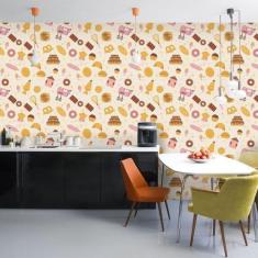 Imagem de Papel de Parede Confeitaria - Qcola