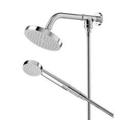 Imagem de Chuveiro De Parede Redondo Com Desviador Eden R150 Cromada D - Docol