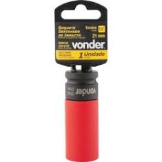 Imagem de Soquete Sextavado Impacto Encaixe 1/2" 21mm Vonder