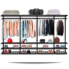 Imagem de Guarda Roupa closet aramado sem portas CLR285 - 3,40m PT