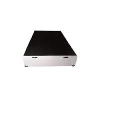 Imagem de Cama Box Baú Casal Sintético Branco