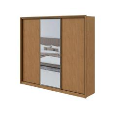 Imagem de Guarda-Roupa Casal Com Espelho 3 Portas 6 Gavetas Caemmun Spazio