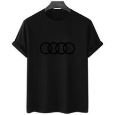 Imagem de Camiseta feminina algodao Logo  Audi Marca De Carro
