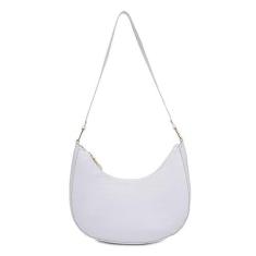 Imagem de Bolsa Tiracolo para Mulheres Bolsa Hobo Tote Bolsa de Mão Mini Carteira em Couro PU Bolsa Mensageira Noturna Bolsa Satchel (White)