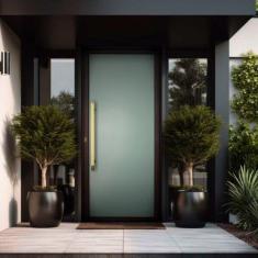 Imagem de Porta De Aluminio 210x90cm Com Puxador Super Murano Brimak Ma