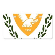 Imagem de DIYthinker Emblema nacional do Chipre para decoração de carro, acessório de aço inoxidável