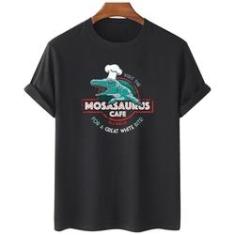 Imagem de Camiseta feminina algodao Mosasaurus Café Dinossauro House