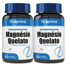 Imagem de Kit 2 Magnésio Quelato Concentrado 60 Cápsulas Fitoprime