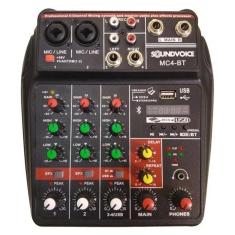 Imagem de Mesa de som compacta soundvoice MC4BT