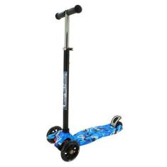 Imagem de Patinete Light Speed Camuflado Azul Com Luz - Zippy Toys