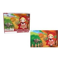 Imagem de Quebra-Cabeça Chapeuzinho Vermelho 80 peças