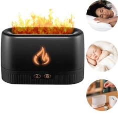 Imagem de Umidificador Ar Aromatizador Purificador Portátil Led 250ml iluminação