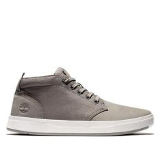 Imagem de Tênis Couro Cano Médio Timberland Davis Square MID I Masculino, Cinza,