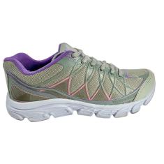 Imagem de Tênis Alegria Cinza Claro com Detalhes em Rosa - ULLY-Feminino