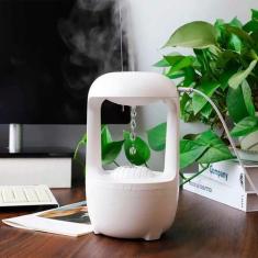 Imagem de Humidificador De Ar Anti Gravidade Gotas  E Abajur Com Leds - DESERT E