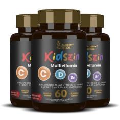 Imagem de Multivitamin Kidszin Vitaminas C D Zinco Para Crianças 180 cápsulas ma