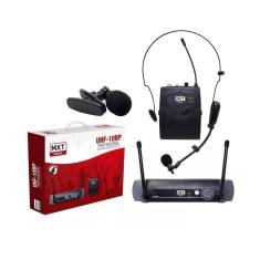 Imagem de Microfone MXT Sem Fio Headset/Lapela UHF-10BP - AC2159