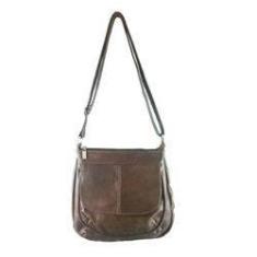 Imagem de Bolsa Transversal TopGrife Couro Marrom