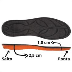 Imagem de Silicone Gel Ortopédico P/ Tênis E Sapato Alívio P/ Esporão