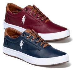 Imagem de Kit 2 Pares Tenis Masculino Da Polo Open Casual Dia A Dia