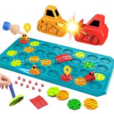 Imagem de Jogo de tabuleiro de quebra-cabeças de lógica Airkid Stem Road Builder 3-8 anos