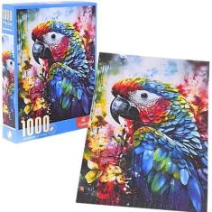 Imagem de Quebra-cabeça de arte de 1000 Peças Papagaio Colorido Animal Colorido 
