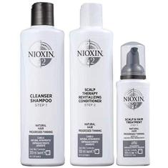 Imagem de Nioxin System 2 Shampoo Condicionador 300Ml E Scalp 100Ml