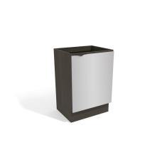 Imagem de Balcão de Cozinha 60cm 1 Porta Kappesberg Onix/Steel