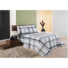 Imagem de Jogo De Cama Primor Queen  4 Peças Micropercal 180 Fios Top. - Safira