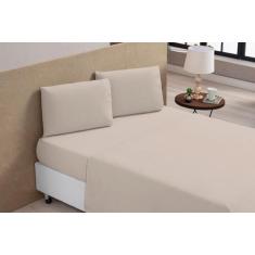 Imagem de Jogo De Lençol Queen 4 Peças Percal 100% Algodão - Elohim_Store