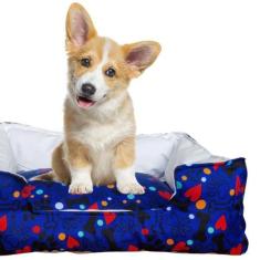 Imagem de Cama Caminha Pet Cachorro Gato Estampada Lavavel 44X32cm - Magic Enxov