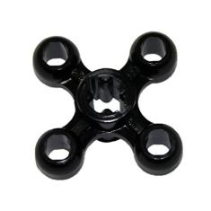 Imagem de Peças e peças LEGO: Engrenagem de roda Technic Black Knob x10