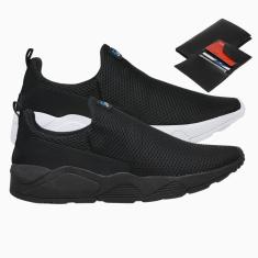 Imagem de Kit 2 Tênis Masculino Esporte Academia Caminhada Dia a Dia + Carteira-Masculino