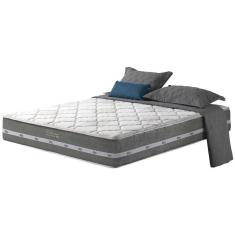 Imagem de Colchão King Size Miami Molas Ensacadas 193x203x22cm Cinza