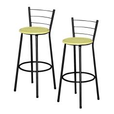 Imagem de Jogo 2 Banquetas Altas Ratan  Retro 