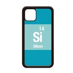 Imagem de Capa Si Silicon Chemical Element Science para iPhone 11 Pro Max para Apple Mobile Case Shell