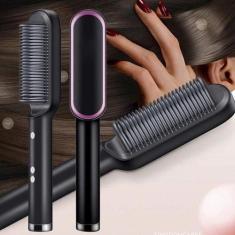 Imagem de Escova 5 Em 1 Alisadora Modela Secadora Anti Friz Bivolt Cor Preto 110