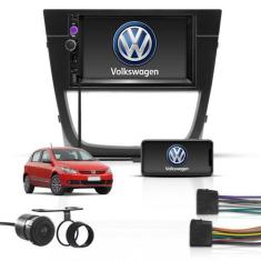 Imagem de Kit Central Multimidia 2Din Mp5 Bt Espelha Volkswagen Gol G5 - First O