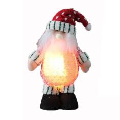 Imagem de Boneco Papai Noel Natal Decoração Acende A Barriga Led Luz - Breeza Na