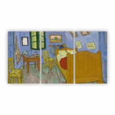 Imagem de Quadro O Quarto Van Gogh Arte Canvas 125X65Cm