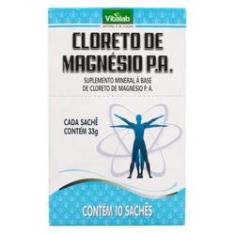 Imagem de Cloreto de Magnésio PA em pó (10 Sachês de 33g) Vitalab